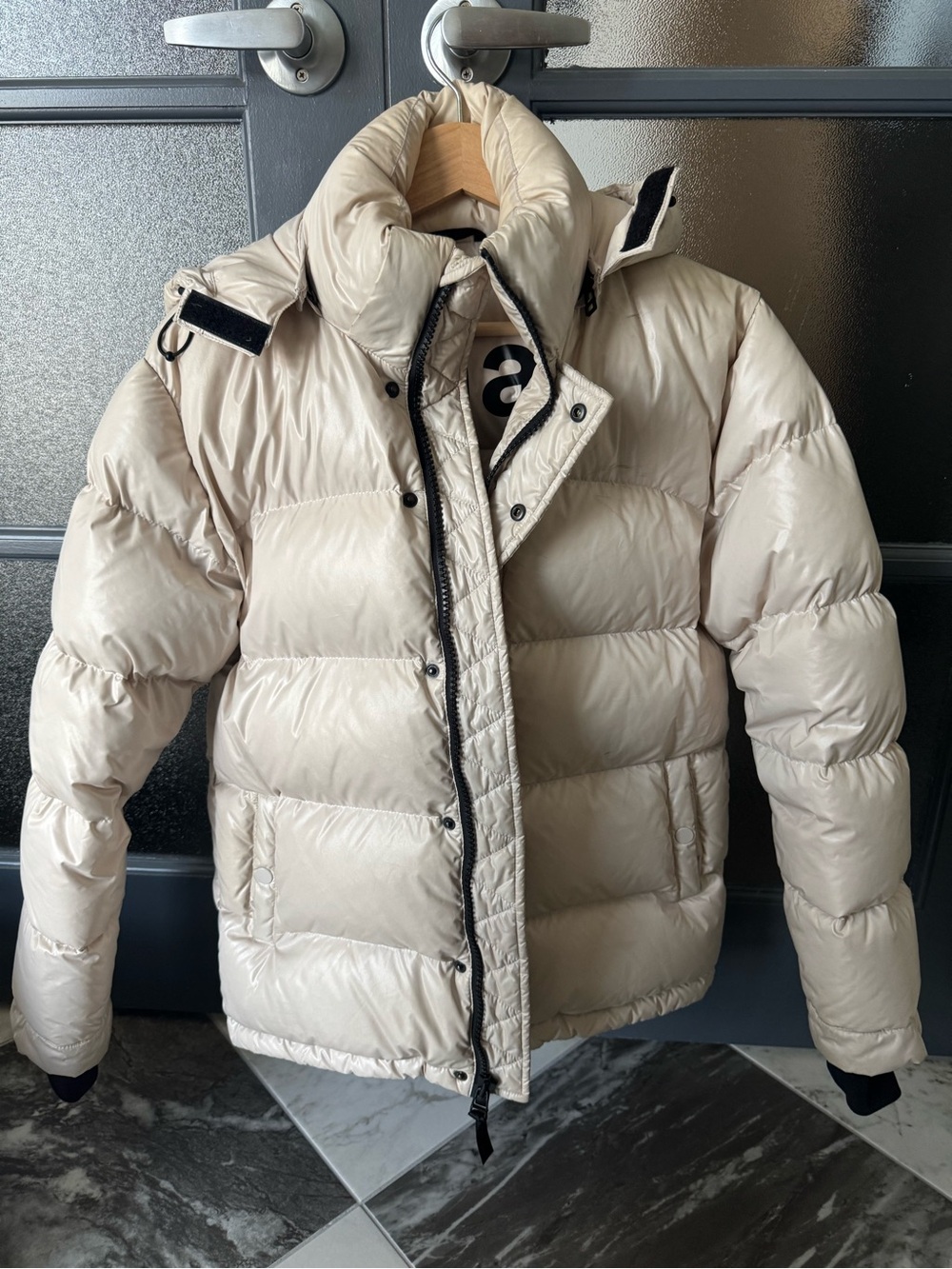 TNA Women's Ski Puffer Jacket in Cream